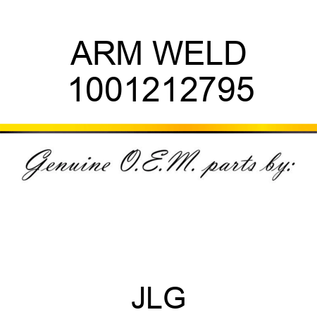 ARM WELD 1001212795