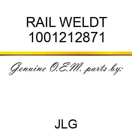 RAIL WELDT 1001212871