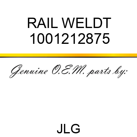 RAIL WELDT 1001212875