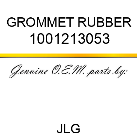 GROMMET RUBBER 1001213053