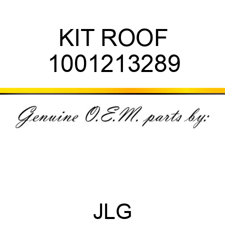 KIT ROOF 1001213289