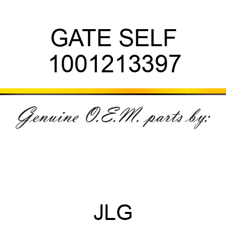 GATE SELF 1001213397