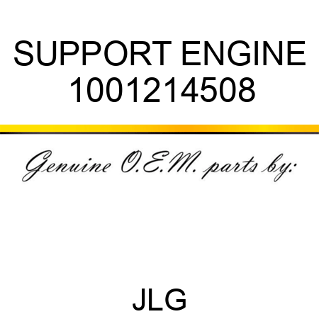 SUPPORT ENGINE 1001214508