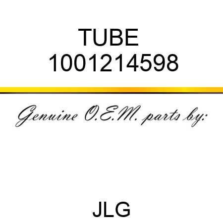 TUBE  1001214598