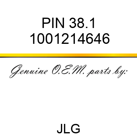 PIN 38.1 1001214646