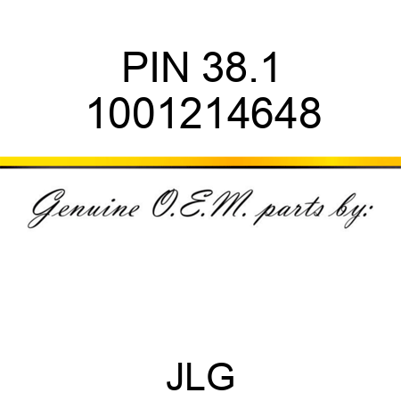 PIN 38.1 1001214648