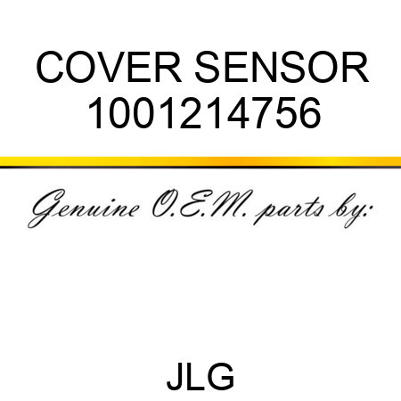 COVER SENSOR 1001214756