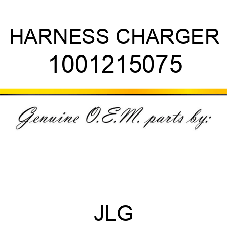 HARNESS CHARGER 1001215075