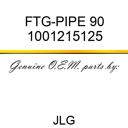 FTG-PIPE 90 1001215125