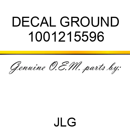DECAL GROUND 1001215596