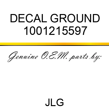 DECAL GROUND 1001215597
