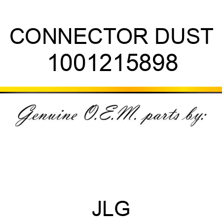 CONNECTOR DUST 1001215898