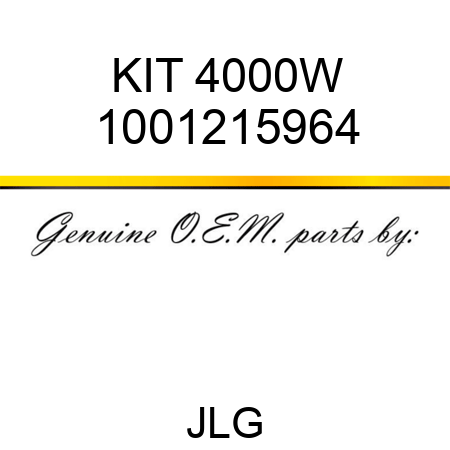 KIT 4000W 1001215964