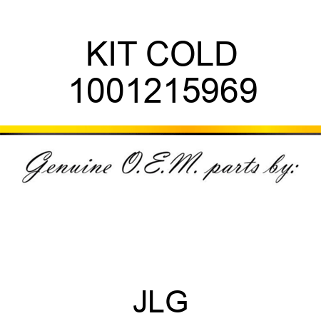 KIT COLD 1001215969
