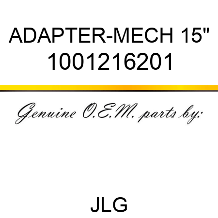 ADAPTER-MECH 15