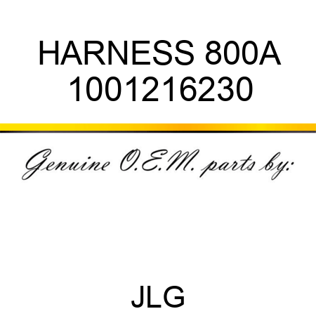 HARNESS 800A 1001216230
