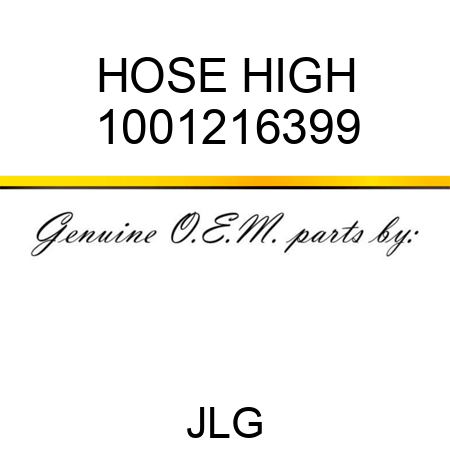 HOSE HIGH 1001216399