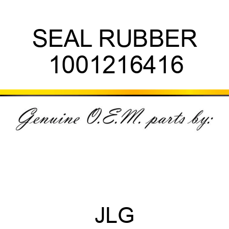 SEAL RUBBER 1001216416