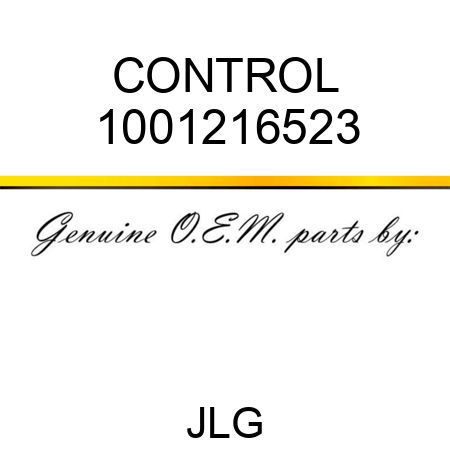 CONTROL 1001216523