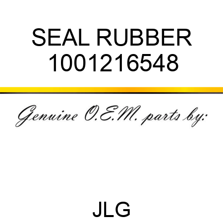 SEAL RUBBER 1001216548