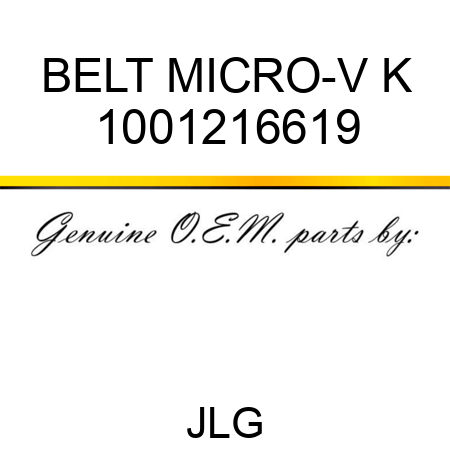 BELT MICRO-V K 1001216619