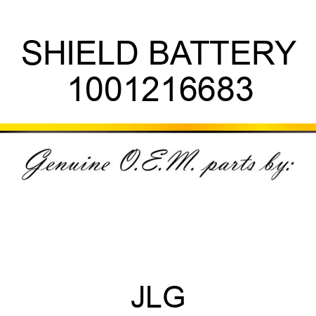 SHIELD BATTERY 1001216683