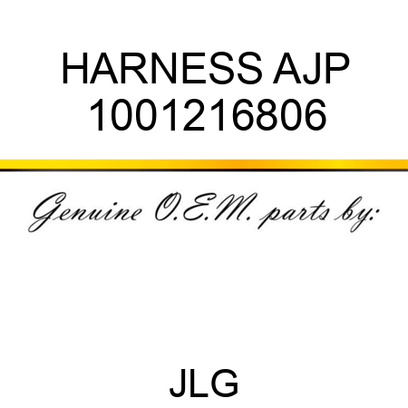 HARNESS AJP 1001216806