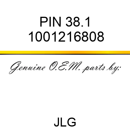 PIN 38.1 1001216808