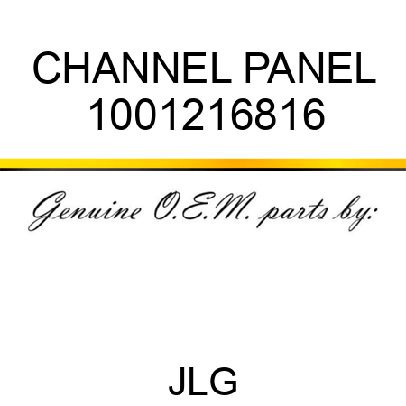 CHANNEL PANEL 1001216816