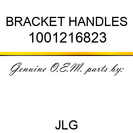 BRACKET HANDLES 1001216823