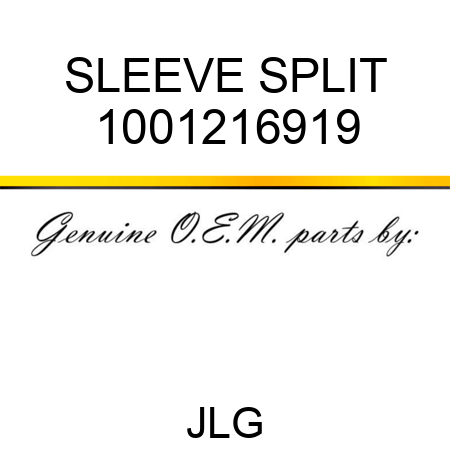 SLEEVE SPLIT 1001216919