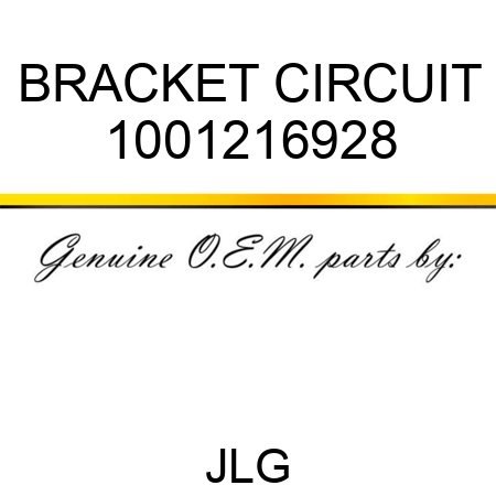 BRACKET CIRCUIT 1001216928