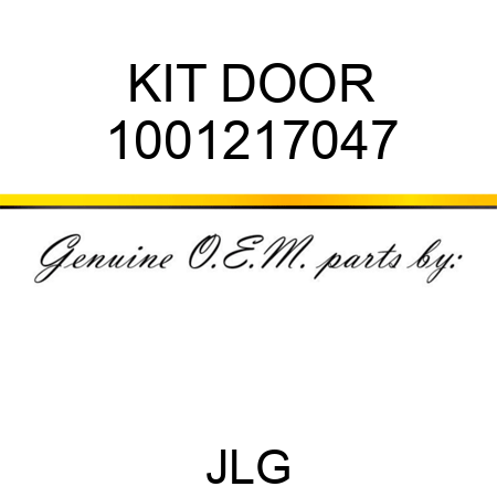 KIT DOOR 1001217047