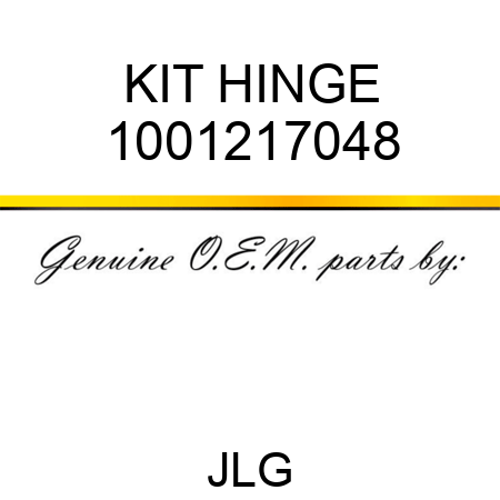KIT HINGE 1001217048