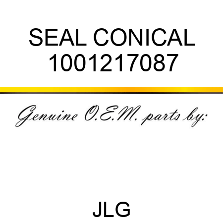 SEAL CONICAL 1001217087