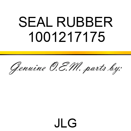 SEAL RUBBER 1001217175