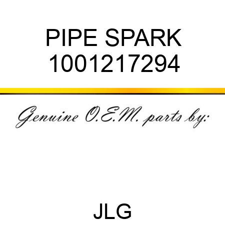 PIPE SPARK 1001217294