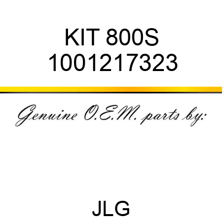 KIT 800S 1001217323