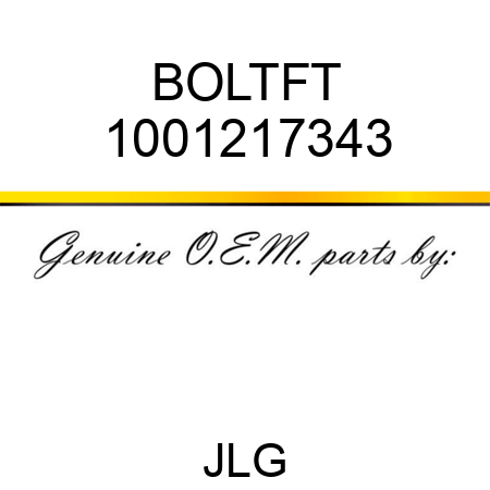 BOLTFT 1001217343