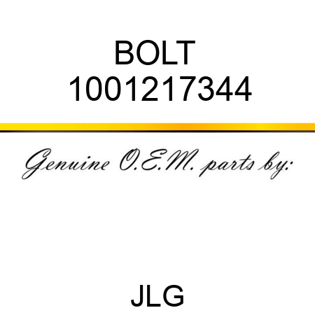 BOLT  1001217344