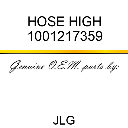 HOSE HIGH 1001217359