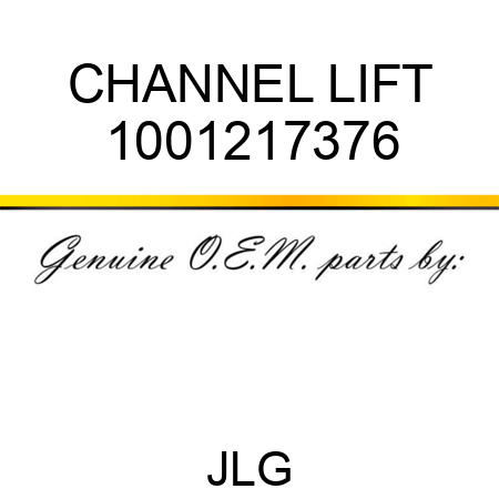 CHANNEL LIFT 1001217376