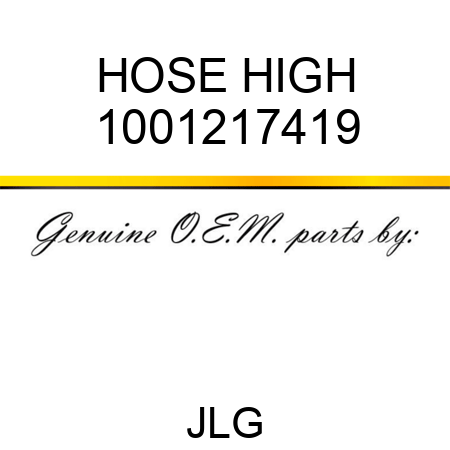 HOSE HIGH 1001217419