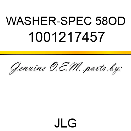 WASHER-SPEC 58OD 1001217457