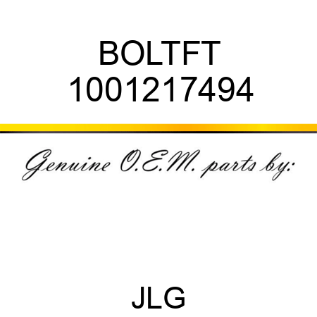 BOLTFT 1001217494