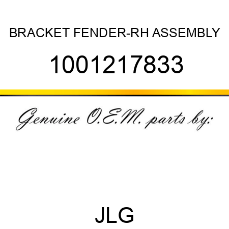 BRACKET FENDER-RH ASSEMBLY 1001217833