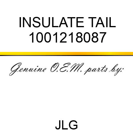 INSULATE TAIL 1001218087