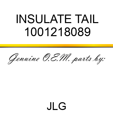 INSULATE TAIL 1001218089