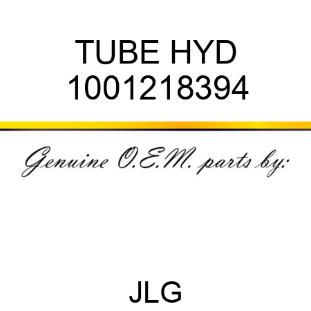 TUBE HYD 1001218394