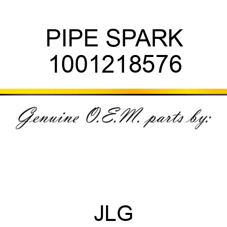 PIPE SPARK 1001218576